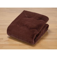 ファミリー・ライフ 7層構造ぽかぽか蓄熱ラグ 190×190cm 1900×1900mm ブラウン 04333 1枚（直送品）