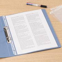 アスクル リングファイル用ポケットリフィル A4 厚さ0.06mm 1セット（500枚：100枚入×5袋） オリジナル