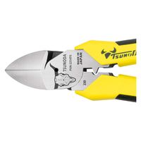 ツノダ 電工パワー薄刃ニッパー 圧着機能付 PUN-225ATG 1個（直送品）