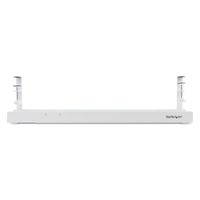 Startech.com ケーブル配線トレー クランプ式 長さ調節可能 工具不要 ホワイト 配線隠し CALW-DESK-CABLE-TRAY 1個