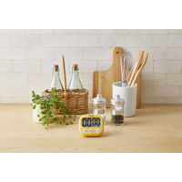 タニタ（TANITA）でか見えタイマー100分計 マンゴーイエロー キッチンタイマー 1個