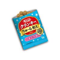 いなば CIAO チャオ クランキー ちゅ～る和え 乳酸菌入り まぐろ味 国産（5g×6袋）1袋 猫用 おやつ