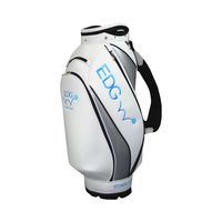 レザックス 合皮キャディバッグ WHITE 9.5型 4536214215689 1個（直送品）