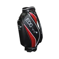 レザックス 合皮キャディバッグ BLACK 9.5型 4536214215696 1個（直送品）