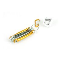 アークランズ WIZ’A カラビナ付六角棒レンチセット WZーHX06 1セット(4個)（直送品）