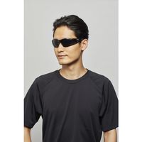 BSSI 保護メガネ RUSH+ BSSIマットブラック スモークレンズ ブリスタパッケージ PSSRUSP443BL 1個（直送品）