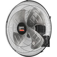 トラスコ中山 TRUSCO 全閉式工場扇 ジェネラルファン 壁掛けタイプ アルミハネ ブラック TFBA-45W-BK 1台（直送品）