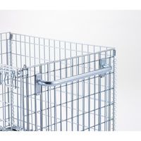 トラスコ中山 TRUSCO ネットパレット用後付けハンドル 奥行800用 NPH810 1本 526-7642（直送品）