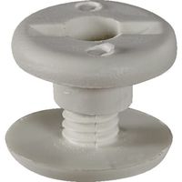 TRUSCO エコねじ マプカ使用・紙素材ねじ 間隔4mm (50組入)頭15mm 穴径7mm MAPKANE-4 1袋(50組)（直送品）