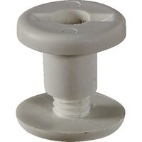 TRUSCO エコねじ マプカ使用・紙素材ねじ 間隔8mm (50組入)頭15mm 穴径7mm MAPKANE-8 1袋(50組)（直送品）