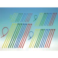 芝軽粗材 コンベックス 結束バンド黄色 CVー100YELLOW 100本入り CV-100YELLOW100P 1袋(100本)（直送品）