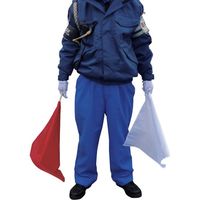 ミズケイ 「旗めくんです。」白旗<45cm×45cm> 8014000 1枚 524-2300（直送品）