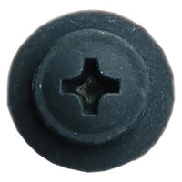 山喜産業 クイックビス 薄板用 鉄 1PW つや消し黒 4×19mm 薄鋼板締付用 1箱（400本入）（直送品）