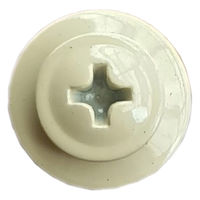 山喜産業 クイックビス 薄板用 ステンレス 1PW クリーム 4×16mm 薄鋼板締付用 1箱（500本入）（直送品）