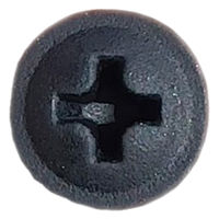 山喜産業 クイックビス 薄板用 ステンレス つや消し黒 4×13mm 薄鋼板締付用 1箱（1000本入）（直送品）