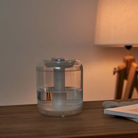 ライフオンプロダクツ 充電式クリア加湿器LEDライト付 ホワイト LCAHF005-WH 1台