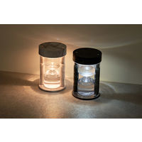 ライフオンプロダクツ 砂時計型コードレス加湿器ライト機能付 ブラウン LCAHF001-BR 1台