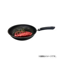 マイヤージャパン フライパン 28cm アルミ ガス火専用 ブラック FE2-P28 1個