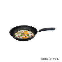 マイヤージャパン フライパン 24cm アルミ ガス火専用 ブラック FE2-P24 1個