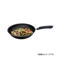 マイヤージャパン フライパン 26cm アルミ ガス火専用 ブラック FE2-P26 1個