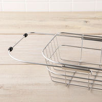 【アウトレット】貝印 水切りカゴ 水切りラック シンク 浅型 ステンレス 伸縮 000DR5401 1個