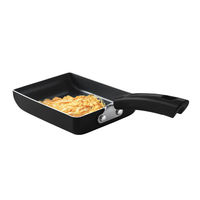 マイヤージャパン 卵焼き フライパン アルミ ガス火専用 ブラック FE2-EM 1個