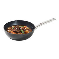 マイヤージャパン フライパン 深型 24cm IH ガス火対応 ミニマル PM-DP24BK 1個