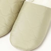 キルトルームシューズ ライトカーキ M（25～27.5cm） LAKOLE/ラコレ