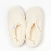 ふっくらバブーシュ ホワイト L（27～30.5cm） LAKOLE/ラコレ