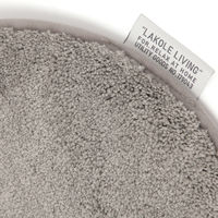 【LAKOLE/ラコレ】 チェアパッド（ラウンド） グレー