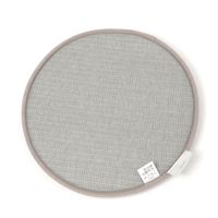 【LAKOLE/ラコレ】 チェアパッド（ラウンド） グレー 1セット（1個×2）