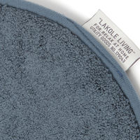 チェアパッド（ラウンド） ネイビー 1セット（1個×2） LAKOLE/ラコレ