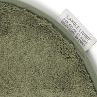 チェアパッド（ラウンド） グリーン 1セット（1個×4） LAKOLE/ラコレ