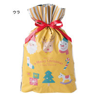 ヘッズ チャーミングクリスマスリボン付PEギフトバッグーM XCM-RBM 1袋(20枚)