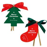 【クリスマス】ヘッズ クリスマスオーナメントワイヤータイ/ソックスー2XOS-YT21袋（10個）