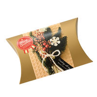 【クリスマス】ヘッズ メリークリスマス強粘着リボン型シールー1XM-1S1袋（100枚）