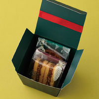 【クリスマス】ヘッズクリスマスグリーンリボン付キューブボックスXGR-GSQ1袋（20枚）