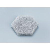 キッチンクリーナー シンクみがき 六角型 水だけでスッキリ アルミ粒子入り ライトグレー 1個（10枚入） カワタキコーポレーション