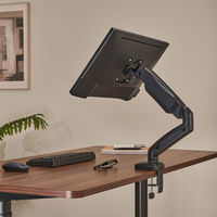 グリーンハウス 液晶モニターアーム メカニカルスプリング1画面BK GH-AMET1-BK 1台