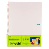 プラス イトオシ ツインリング型ファイル A4 1ポケットタイプ オフホワイト 91819 1セット（1冊×5） A4サイズ対応