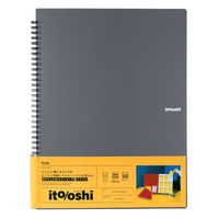 プラス イトオシ ツインリング型ファイル A4 9ポケットタイプ ブラック 91838 1セット（1冊×5）