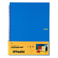 プラス イトオシ ツインリング型ファイル A4 9ポケットタイプ ブルー 91831 1セット(1冊×5)