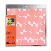 プラス イトオシ うちわケース PP製 片面不透明 ポケット付 ピンク 91475 1セット（1枚×5）