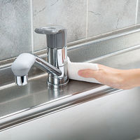 キッチンクリーナー PROクレンザーシート 洗剤いらず 水だけで磨ける シンク・蛇口周りの茶シブ・水アカ 焦げ落とし 1個（4枚入）まめいた