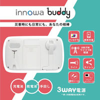 NH Technology ポータブルTV・ラジオ buddy ホワイト BD001 1台