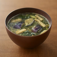 無印良品 素材を生かした味噌汁 揚げ茄子とほうれん草 1セット（1袋（4食入）×2） 良品計画