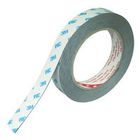 スリーエム(3M) スコッチ 強力両面テープ 凸凹面用 幅19mm×長さ4m 1セット（5巻：1巻×5） SKH-19R