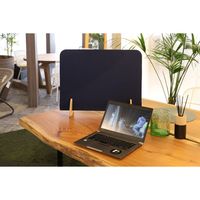 【軒先渡し】オリバー 卓上パーテーション 飛沫対策 簡単設置 幅600×奥行145×高さ510mm グリーン S・OS-D529 1台（直送品）