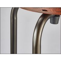 【軒先渡し】桜屋工業 CHERRY RESTAREA スツール C-703 ブラック×ブラウン 1台（直送品）