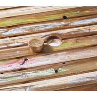 【軒先渡し】桜屋工業 屋外用 ガーデンテーブル マイアミテーブル 幅1500×奥行900×高さ700ｍｍリサイクル調多色塗装 1台（直送品）